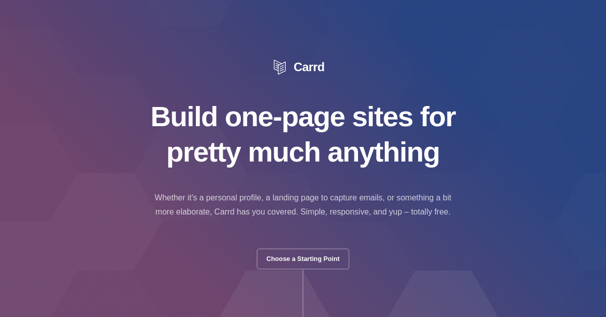 Carrd - AI Website Design tool